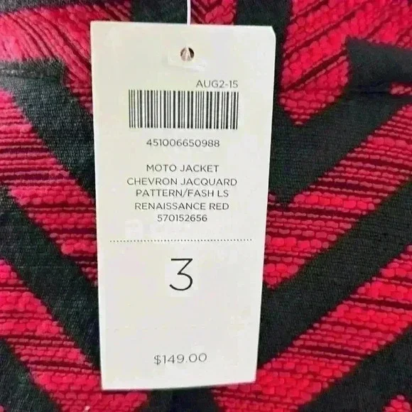 Chicos size 3 jacket . Black material is stretchy - Picture 4 of 7